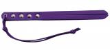 10" Purple Strap Leather Mini Whip