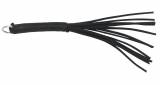 10" Black Leather Thong Whip