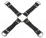 Leather Hog Tie with D Rings