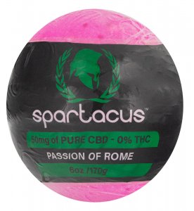 Spartacus CBD Bath Bomb - Passion Of Rome