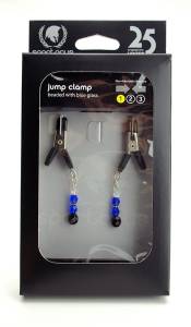 Blue Beaded Clamps - Jumper Cable