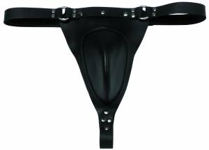 Male Chastity Belt - Back Strap - One Lock
