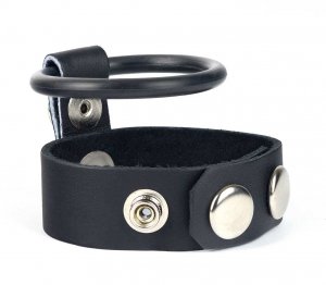 Leather and Rubber Dual Ring