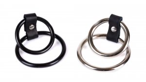 Dual Rings (Nickel and Black Steel)